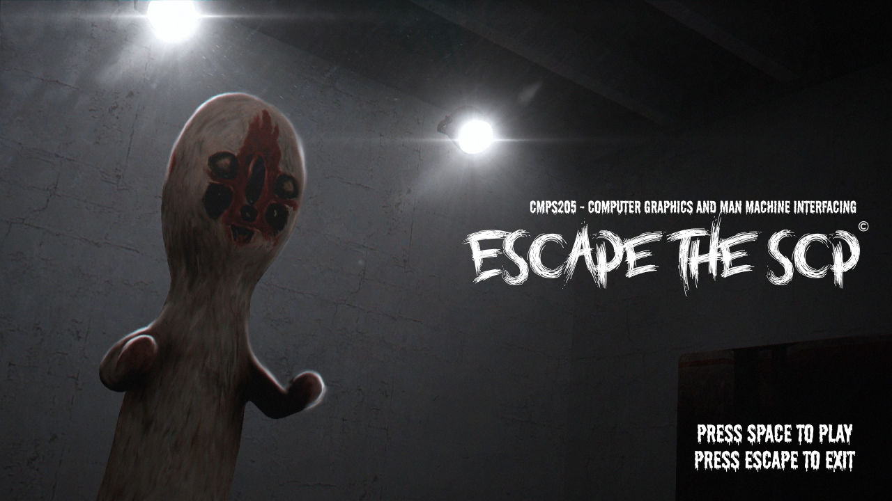 Image showcasing Escape the SCP horror game